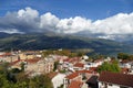 View of the city of Ioannina in Greece and the Pamvotida lake Royalty Free Stock Photo