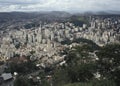 View of the city of Juiz de Fora, Minas Gerais, Brazil. Royalty Free Stock Photo