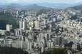 View of the city of Juiz de Fora, Minas Gerais, Brazil. Royalty Free Stock Photo