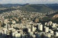 View of the city of Juiz de Fora, Minas Gerais, Brazil. Royalty Free Stock Photo