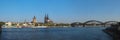 View of the city of Koeln skyline Royalty Free Stock Photo