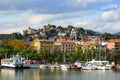 A view of the city of La Spezia,Italy Royalty Free Stock Photo