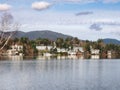 View of the city of Lake Placid