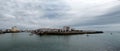 View of the city of Les Sables d`Olonne in Vendee, France