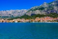 View of the city of Makarska Croatia