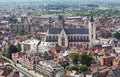 View of the city of Malines Royalty Free Stock Photo