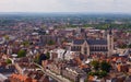 View of the city of Malines (Mechelen) Royalty Free Stock Photo