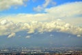 A view of the city from the mountain