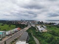 View of the city Mukdahan, Thailand