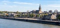 City of Nijmegen with the river Waal in front