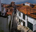 View of the city of Porto on the banks of the River Duero. Portugal.