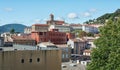 View on the city of Privas in the Ardeche region of France. Royalty Free Stock Photo