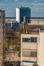 View of the city promenade in Cottbus
