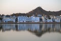 View of the City of Pushkar Royalty Free Stock Photo