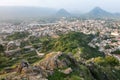 View of the city of Pushkar