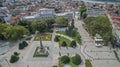 View of the city of Ruse Downtown from Above