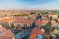 View of the city of Salamanca, in Spain, at sunset. Royalty Free Stock Photo