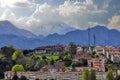 View of the city of San Vicente de la Barquera, Spain Royalty Free Stock Photo