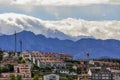 View of the city of San Vicente de la Barquera, Spain Royalty Free Stock Photo