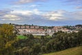 View of the city of San Vicente de la Barquera, Spain Royalty Free Stock Photo