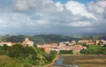 View of the city of San Vicente de la Barquera Royalty Free Stock Photo