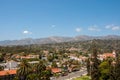 View of the city of Santa Barbara, California, USA Royalty Free Stock Photo