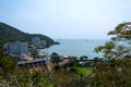 View of the city and the sea from the mountain. Vung Tau. Vietnam. Royalty Free Stock Photo