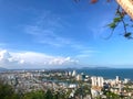 Sky is a limit at Vung Tau from Small Mountain, the exciting beach city, Vietnam