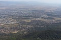 View of city of Sofia from Kamen Del Peak at Vitosha Mountain Royalty Free Stock Photo