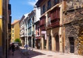 View of the city street. Oviedo. Spain