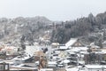 View of the city takayama in Japan