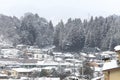 View of the city takayama in Japan