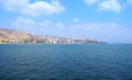View of the city of Tiberias, the Sea of Galilee.