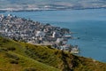 View of the city of Tiberias and The Sea of Galilee