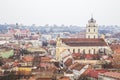 View of the city from Tower of Gediminas Royalty Free Stock Photo