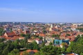 View of the city from the tower of Gediminas Vilnius. Royalty Free Stock Photo