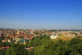 View of the city from the tower of Gediminas Vilnius. Royalty Free Stock Photo