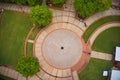 Aerial view of City town hall in Duluth, GA