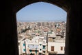 View of the city of Tripoli from the Citadel of Raymond de Saint-Gilles, a crusader fortress. Tripoli, Lebanon