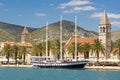 View of the city Trogir in Croatia Royalty Free Stock Photo