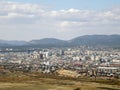 View of the city of Ulan-Ude. The Republic of Buryatia. Siberia.