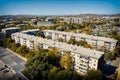 View of the city of Ussuriysk from a height Royalty Free Stock Photo