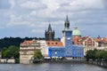 View of the City from Vltava River in Prague, Czech Republic Royalty Free Stock Photo