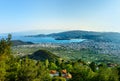 View of the city Volos from Mount Pelion