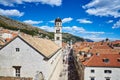 View from the city wall on Dubrovnik Royalty Free Stock Photo