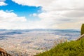 Cityscape of Bogota from Monserrate