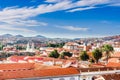Cityscape of colonial town Sucre in Bolivia Royalty Free Stock Photo