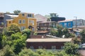 View on Cityscape of historical city Valparaiso, Chile Royalty Free Stock Photo