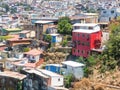 View on Cityscape of historical city Valparaiso, Chile Royalty Free Stock Photo