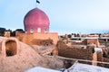 View over the roofs of kashan in Iran